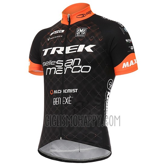 Trek Cycling Jersey Bib Short 2017 Short Sleeve Black